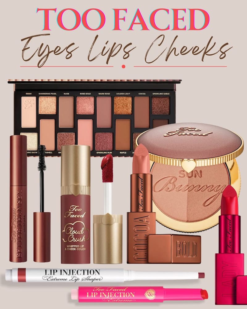 too faced makeup christmas gift ideas