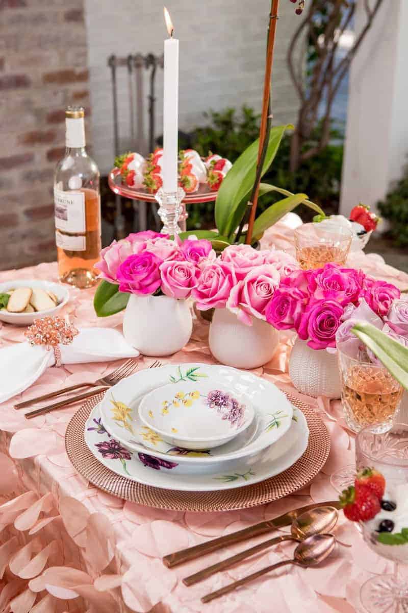 valentines day table setting ideas
