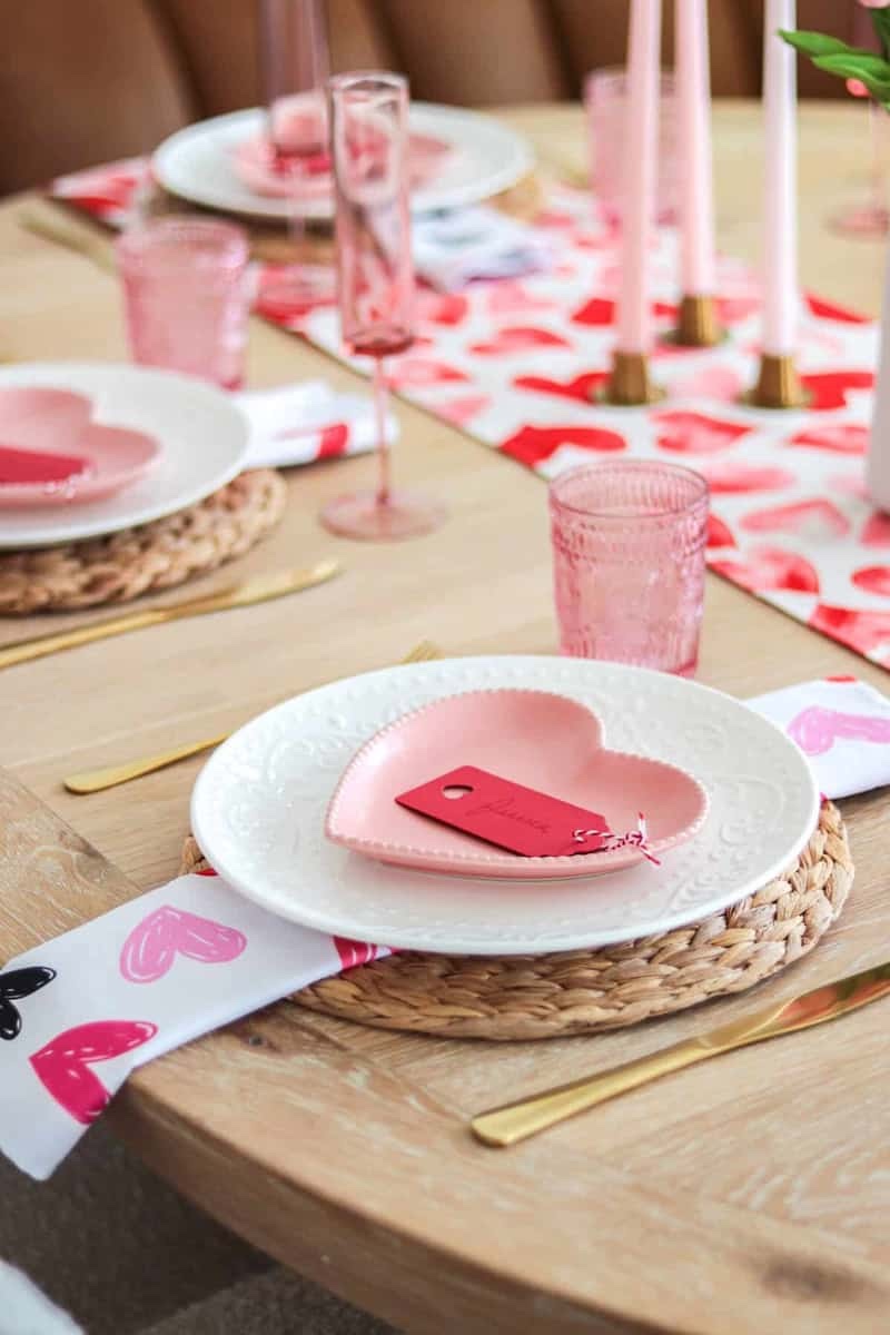 valentines day table setting ideas