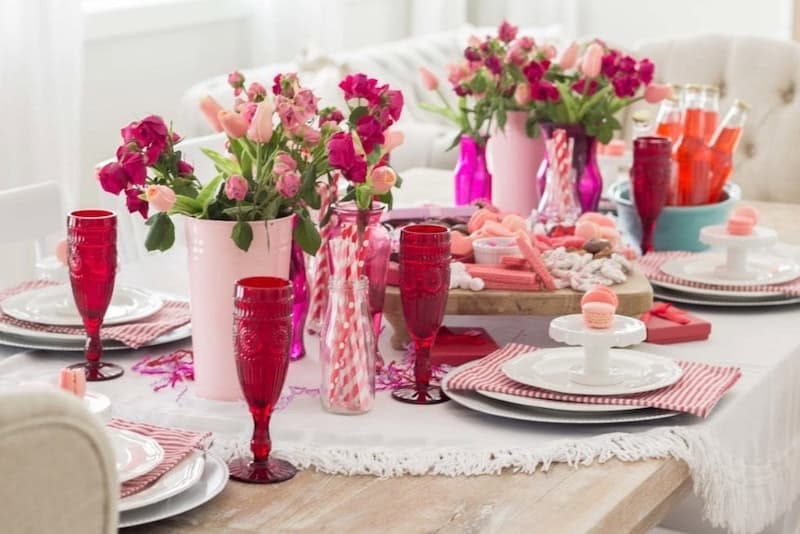 valentines day table setting ideas