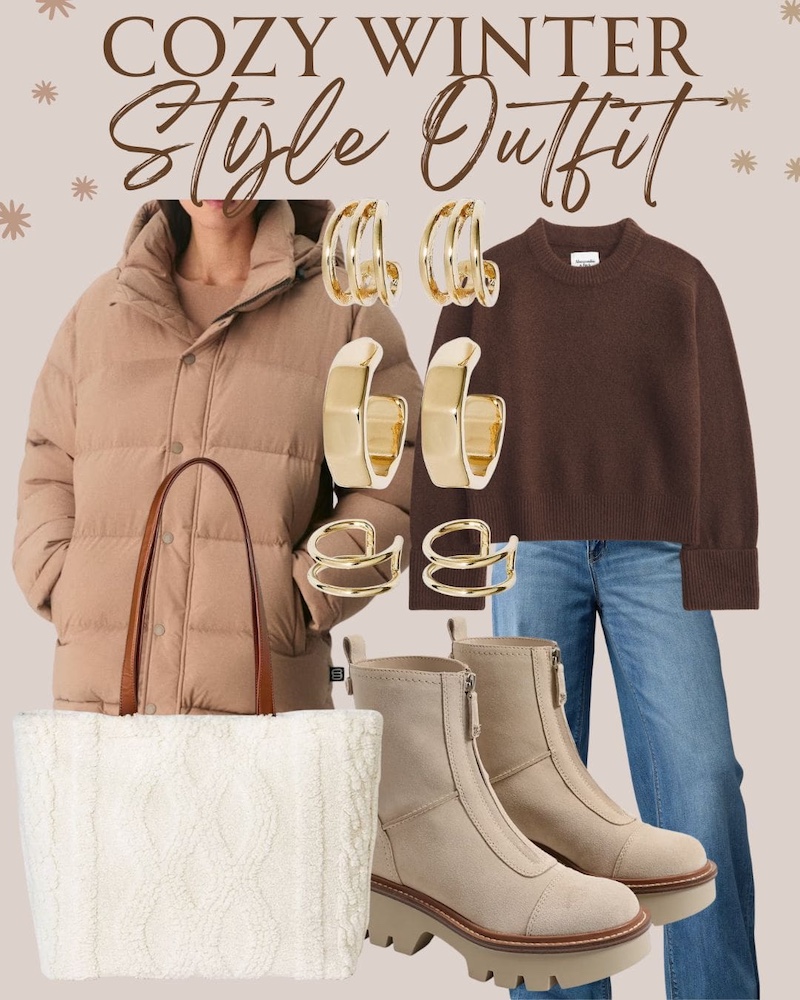 easy everyday casual winter outfit