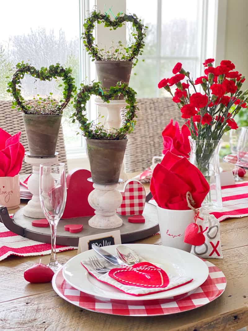 valentines day table setting ideas