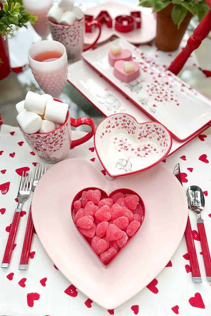 valentines day table setting ideas