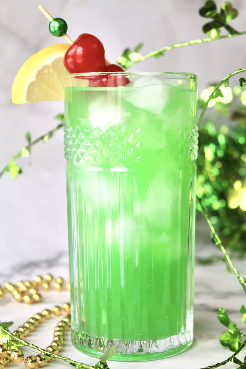 green drink with vodka for st patricks day