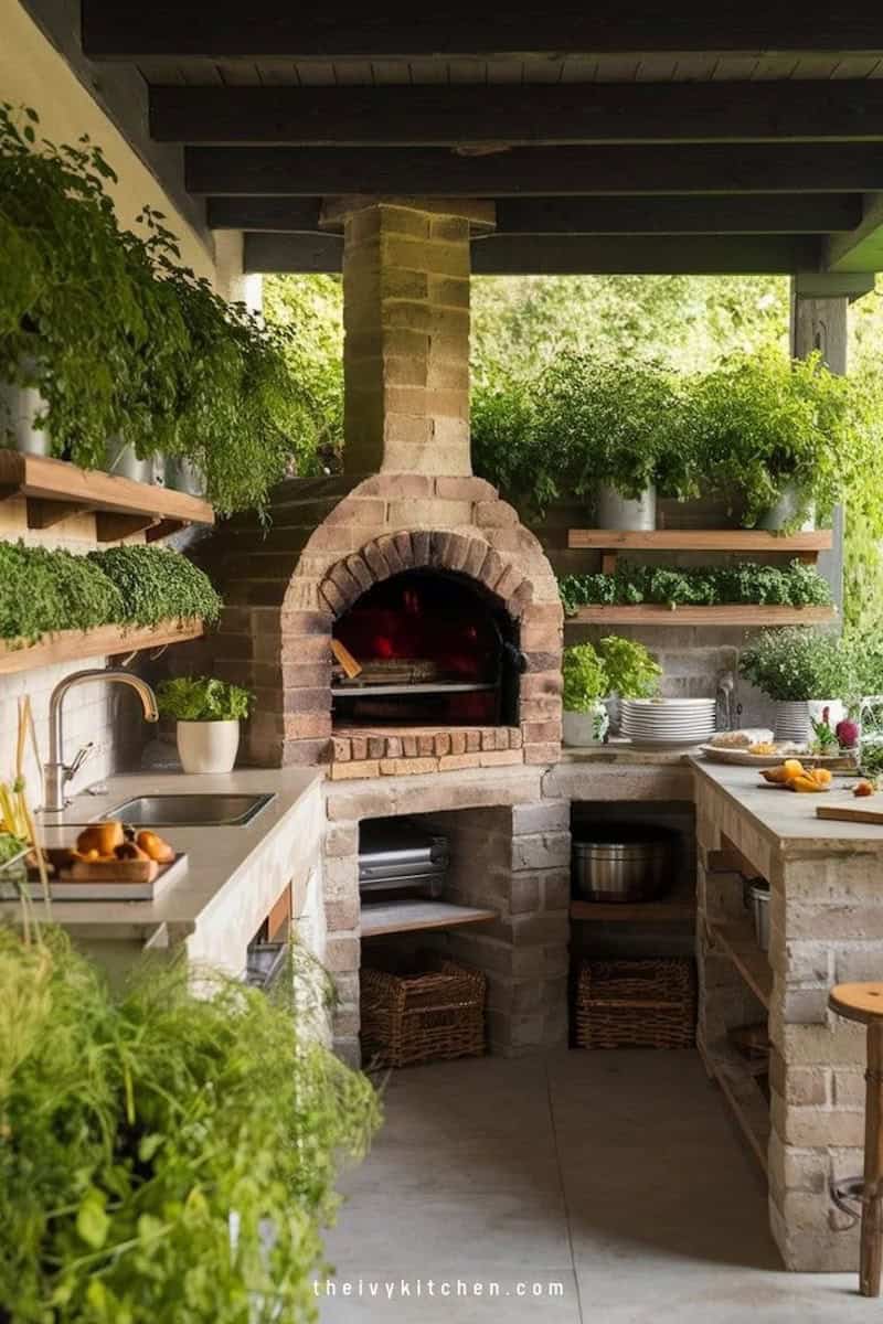 outdoor summer kitchen ideas
