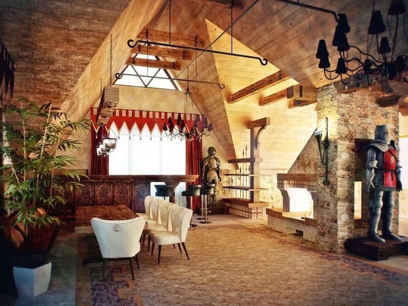 medieval castle interior