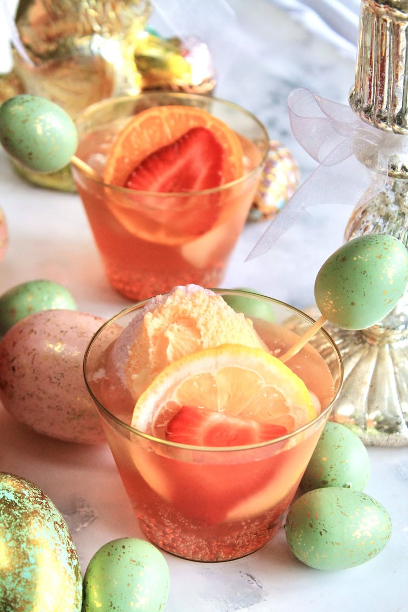 easy sherbet easter brunch punch