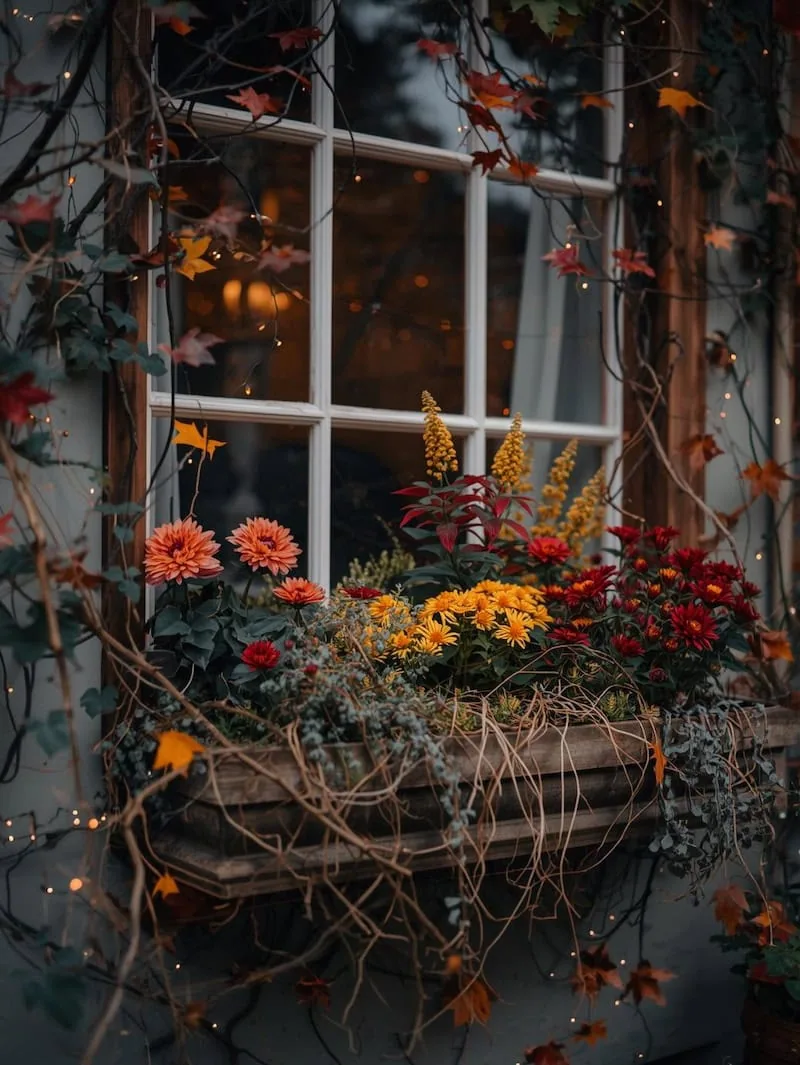 fall window box ideas