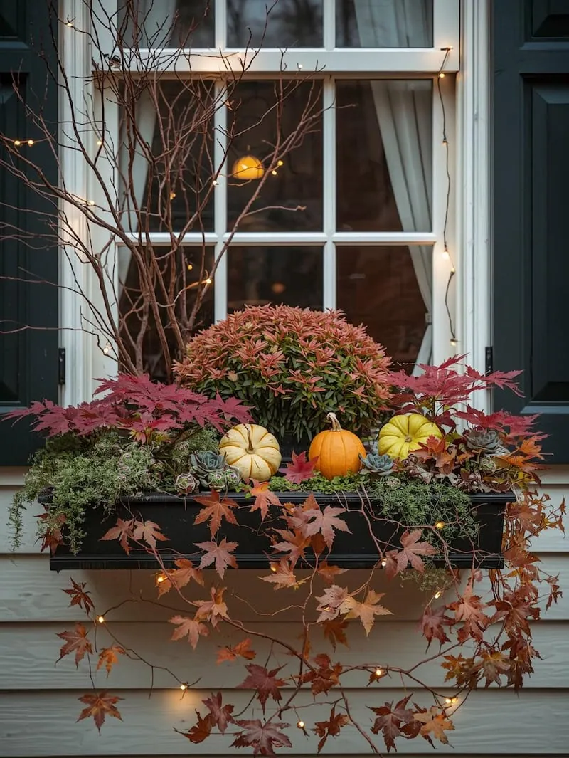 fall window box ideas