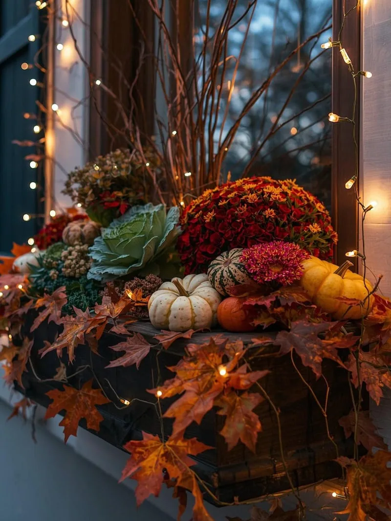 fall window box ideas